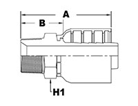 1220 Series Male Pipe Rigid NPTF Couplings - 2