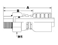 1228 Series Male O-Ring Boss Swivel Couplings - 2