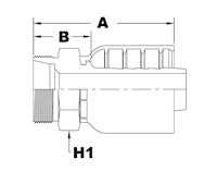 1275 Series Male (Metric) Couplings