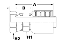 4048 Series Female Swivel BSP Parallel Pipe Couplings - 2