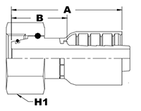 4077 Series Female Swivel O-Ring DIN 3865 L (Light) Couplings - 2