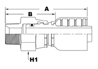 4023 Series Male Pipe Swivel NPTF Couplings - 2