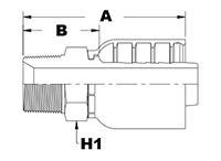 6020 Series Male Pipe Rigid NPTF Couplings - 2