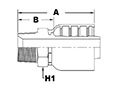 1220 Series Male Pipe Rigid NPTF Couplings - 2