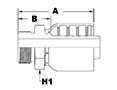 1227 Series Male O-Ring Boss Couplings - 2