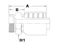 1275 Series Male (Metric) Couplings