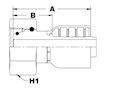 1280 Series Female Swivel O-Ring (Metric) Couplings - 2