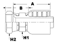 6000 Series JIC 37 Degree Flare Female Swivel Couplings - 2