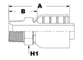 6020 Series Male Pipe Rigid NPTF Couplings - 2