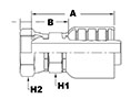 1216 Series Female Pipe Swivel NPTF Connector Fittings - 2